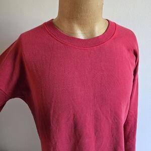 Athleta Red Crewneck Sweater